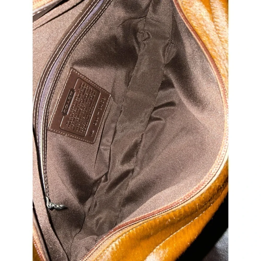 COACH RARE 2002  BRAIDED VINTAGE WEST END HOBO BAG 9446 EUC - Picture 12 of 16